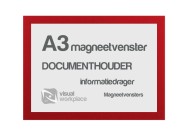 Magneetvenster A3 | Rood