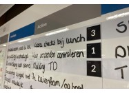 Maatwerk whiteboard prioriteit magneten