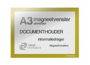 Magneetvenster A3 uitwisbaar | Geel