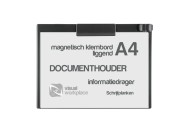 Klembord magnetisch A4 (liggend) | Zwart