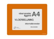 Vloervensters A4 (enkel) | Oranje