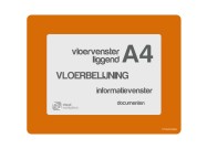 Vloervensters A4 (enkel) | Oranje