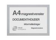 Magneetvenster A4 | Zilvergrijs