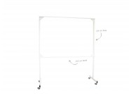Verrijdbaar whiteboard standaard 120x240cm