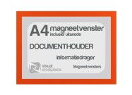 Magneetvenster A4 (incl. uitsnede) | Oranje