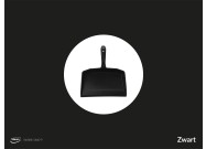 Schaduwbord stickervellen (Vikan kleuren) | Zwart