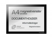 Magneetvenster A4 uitwisbaar | Zwart