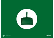 Schaduwbord stickervellen (Vikan kleuren) | Groen