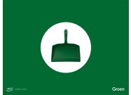 Schaduwbord stickervellen (Vikan kleuren) | Groen