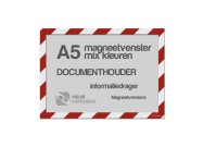 Magneetvenster A5 (mix kleuren) | Rood / Wit