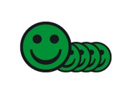 Magnetische smileys 5cm | Groen