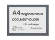 Magneetvenster A4 | Grijs