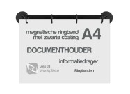 Magnetische ringband A4 (roestvast) met document