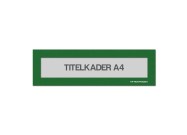 Magnetische titelkader A4 | Groen