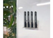 RVS Stiftenhouder incl. whiteboardmarkers (effen kleuren) | Zwart