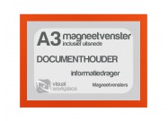Magneetvenster A3 (incl. uitsnede) | Oranje