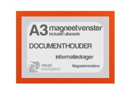 Magneetvenster A3 (incl. uitsnede) | Oranje