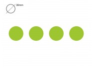 Whiteboard magneten rond | Licht groen