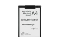 Magnetische papierklembord A4 Zwart