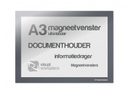 Magneetvenster A3 uitwisbaar | Grijs