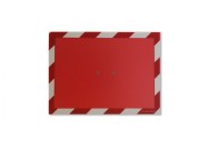 Magnetisch informatie display A3 | Rood / Wit