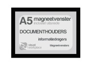 Magneetvenster A5 (incl. uitsnede) | Zwart