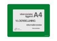 Vloervensters A4 (enkel) | Groen