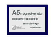 Magneetvenster A5 | Blauw