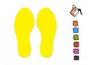 Vloerstickers voetstappen - Diverse kleuren
