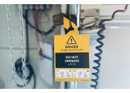 LOTOTO (Lock Out, Tag Out, Try Out) Label Engels