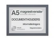 Magneetvenster A5 (incl. uitsnede) | Grijs
