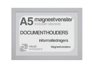 Magneetvenster A5 (incl. uitsnede) | Zilver-grijs