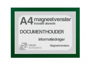 Magneetvenster A4 (incl. uitsnede) | Groen
