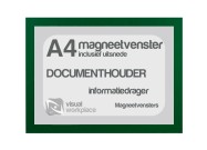 Magneetvenster A4 (incl. uitsnede) | Groen
