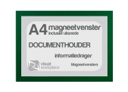 Magneetvenster A4 (incl. uitsnede) | Groen