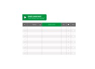 Dagstartbord magneten (header + tabel) | Groen