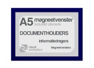 Magneetvenster A5 (incl. uitsnede) | Blauw