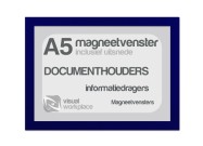 Magneetvenster A5 (incl. uitsnede) | Blauw