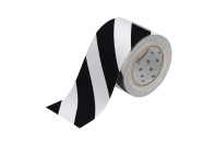 Brady Vloertape - ToughStripe 10cm (mix kleur) | Zwart / Wit