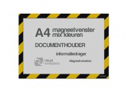 Magneetvenster A4 (mix kleuren) | Zwart / Geel