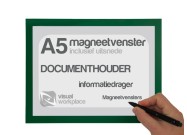 Magneetvenster A5 met uitsnede hand