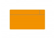 Whiteboard scrumcard oranje groot