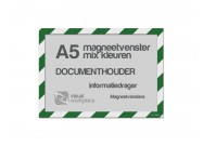 Magneetvenster A5 (mix kleuren) | Groen / Wit