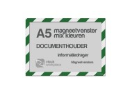 Magneetvenster A5 (mix kleuren) | Groen / Wit