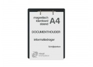 Magnetisch klembord A4 incl. ringband (staand)