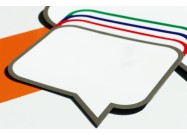 Beschrijfbaar magnetische tekstballon (2 formaten)