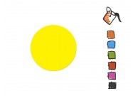 Vloerstickers cirkels (SET 4 stuks) - Diverse kleuren