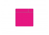 Beschrijfbare magneten - Vierkant 7,5cm | Roze