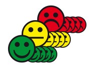 Magnetische smileys 7,5 cm