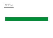 Magneetband / Magneetstrook (7x100cm) | Groen